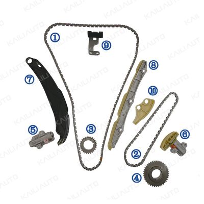 Bộ dây chuyền định giờ bằng nhựa PA66 / PA46 dành cho Santa Fe G4KM/G4KN 2.5T 24-