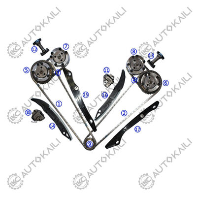 Bộ sợi dây chuyền thời gian cho Ford 302CU. IN. V8 GAS DOHC Gasoline Coyote 5.0L 13-15