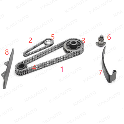 Bộ xích thời gian bằng nhựa PA66 / PA46 cho MAZDA GLC 323 E3 1.3L 77-86