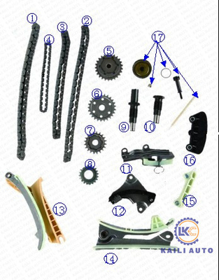 Bộ xích thời gian cho FORD 4.0 -E K, N Explorer Mustang Ranger YU2Z6268BA 8 * 78L XU3Z6K254BA