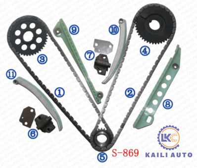 Bộ xích thời gian cho FORD E-150 F-150 Expedition Explorer Crown Victoria F3LY6268A 8 * 116L F6AZ6L266CA