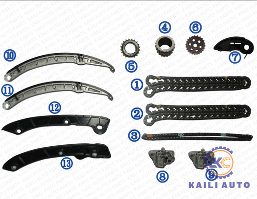 Bộ dây xích định thời cho LAND ROVER / JAGUAR LR4 HSE Range rover sport discovey F-FACE XF XE F-TYPE 3.0T V6 GAS LR032048 5 * 140