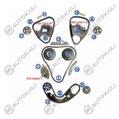 Bộ chuỗi thời gian cho AUDI / VW S5 8F7 CAKA 245KW 3.0T 08-11 06E109465BC 108L