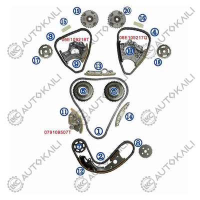 Bộ chuỗi thời gian cho AUDI / VW S5 8F7 CAKA 245KW 3.0T 08-11 06E109465BC 108L