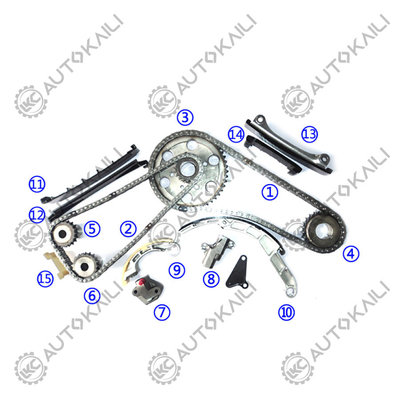 Bộ chuỗi thời gian cho NISSAN YD25DDTI CABSTAR/NAVARA/PICKUP /PRESAGE/SEWENA DOHC 16V 2.5L 2002.3-2008.9 PICK UP (D22) 2.5 Di 2488CC YD25DDTI 2002.3 POWER PICKUP ((BHP) 138 (KW) 98