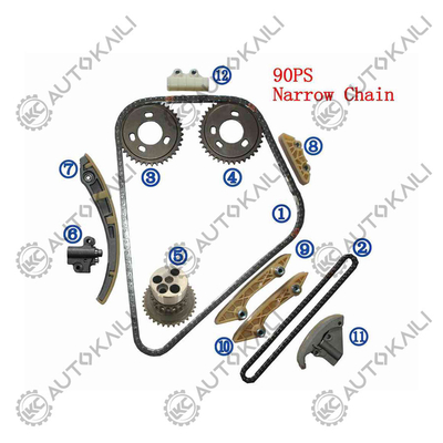 Bộ sợi dây chuyền thời gian nhựa PA66 / PA46 cho Mondeo Mk III (B5Y) DI / TDDi / TDCi 2.0 00-03