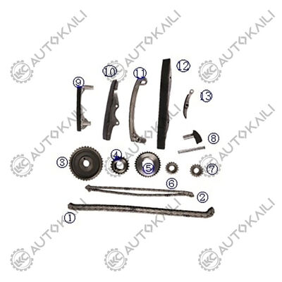 Nhựa PA66 / PA46 Timing Chain Kit Cho G54B 2.6L 86-90