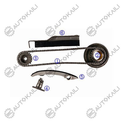 Nhựa PA66 / PA46 Timing Chain Kit cho L200 4WD Diesel 4M40T 2.8L 03-06