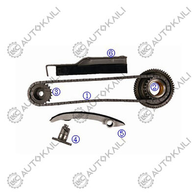 Nhựa PA66 / PA46 Timing Chain Kit cho L200 4WD Diesel 4M40T 2.8L 03-06