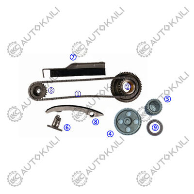 Nhựa PA66 / PA46 Timing Chain Kit cho L200 4WD Diesel 4M40T 2.8L 03-06
