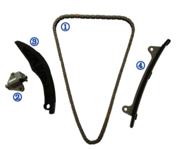 Bộ xích định thời động cơ KIA HYUNDAI G3LA 24321-04000 122L 24410-04000