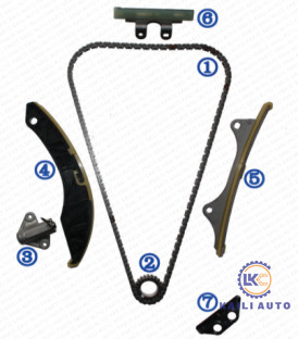 Bộ xích thời gian cho HYUNDAI / KIA i10 i10 Grand i20 i20 ELITE KIA RIO SALOON PICANTO Động cơ G4LA 1.2L 24321-03010 9 * 160L