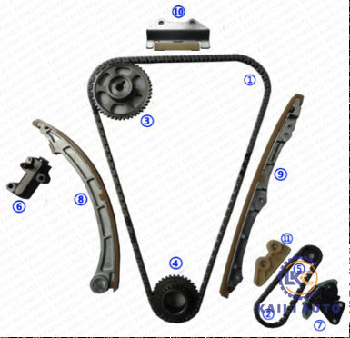 Bộ xích thời gian cho HONDA Accord Civic CR-V Tích hợp động cơ hơi nước ACURA RSX K20A K20A6 K20A3 K20A1 2.0L 14401-PNA-004