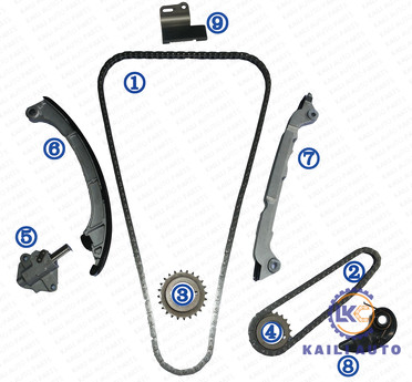 Bộ xích thời gian cho MAZDA MAZDA 3 GS i Grand touring 3 sedan SV CX-5 Axela 6 Atenza CX4 GAS 2.0L DOHC PE01-12-201 148L