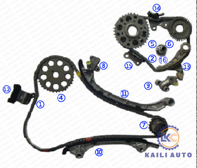 Chuỗi thời gian TOYOTA 4RUNNER Tacoma 2.7 VVT 13506-75050 124L 13540-75030
