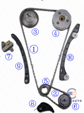 Động cơ Z12 L10 K12 Chuỗi thời gian VVT cho NISSAN CUBE JUKE LATIO LIVINA MICRA E11 13028-ED000